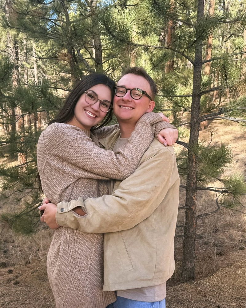 Jared, owner of Jared's Pest Solutions, with his wife