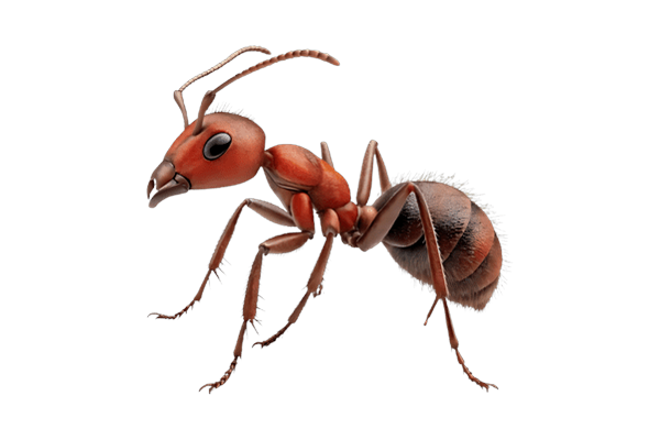 Treating an ant trail along a home's foundation